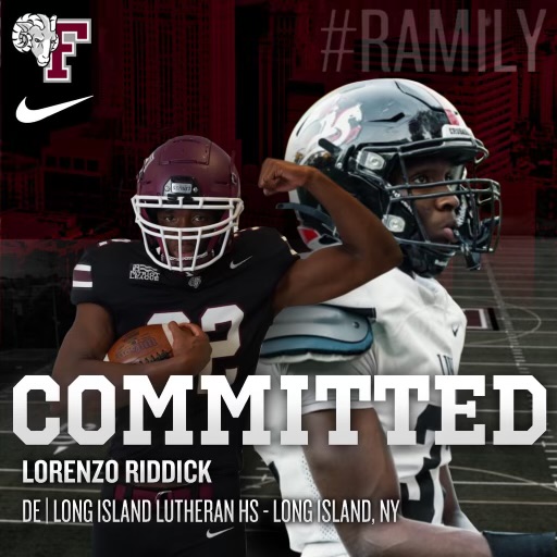 Lorenzo Riddick (@riddicklorenzo) on Twitter photo 100% COMMITTED! Thankful for this opportunity <a href="/FORDHAMFOOTBALL/">Fordham Football</a>
<a href="/Coach_Conlin/">Joe Conlin</a> <a href="/_CoachBurns/">ππ’π₯ππ¬ ππ¨π₯π‘π¦</a> <a href="/coachgant14/">Allen Gant Sr.</a> <a href="/CoachLenahan/">James Lenahan</a> <a href="/LuHiFootball/">LuHi Football</a>
#commited #Ramily #mybrotherskeeper 100% COMMITTED! Thankful for this opportunity <a href="/FORDHAMFOOTBALL/">Fordham Football</a>
<a href="/Coach_Conlin/">Joe Conlin</a> <a href="/_CoachBurns/">ππ’π₯ππ¬ ππ¨π₯π‘π¦</a> <a href="/coachgant14/">Allen Gant Sr.</a> <a href="/CoachLenahan/">James Lenahan</a> <a href="/LuHiFootball/">LuHi Football</a>
#commited #Ramily #mybrotherskeeper