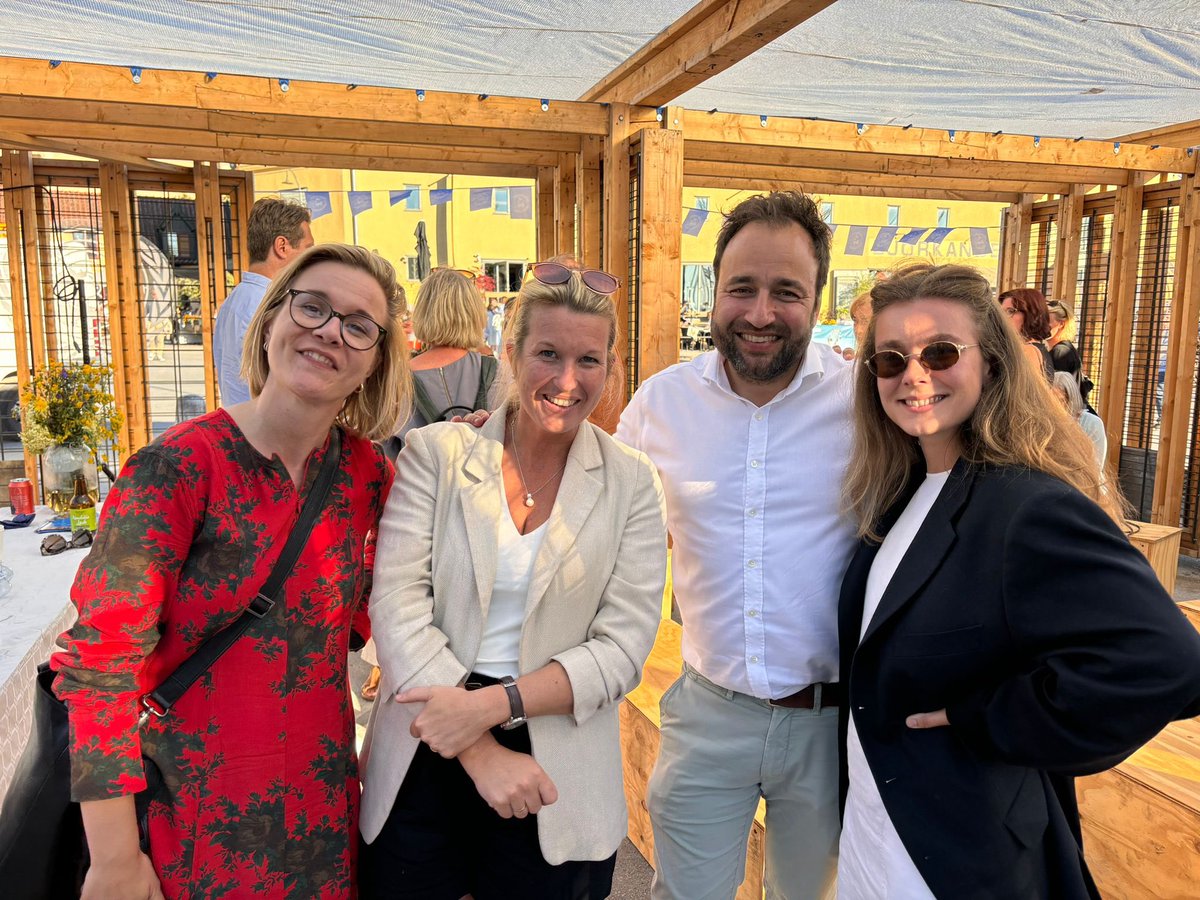 Isabellacaesaro's tweet photo. Opening of the UN pavilion at #almedalen24 with @UNDP_Sweden @lminternationa1 @Lakarmissionen @JossanSundqvist @Arvinn @JanKEliasson https://t.co/ispwh3CzgN