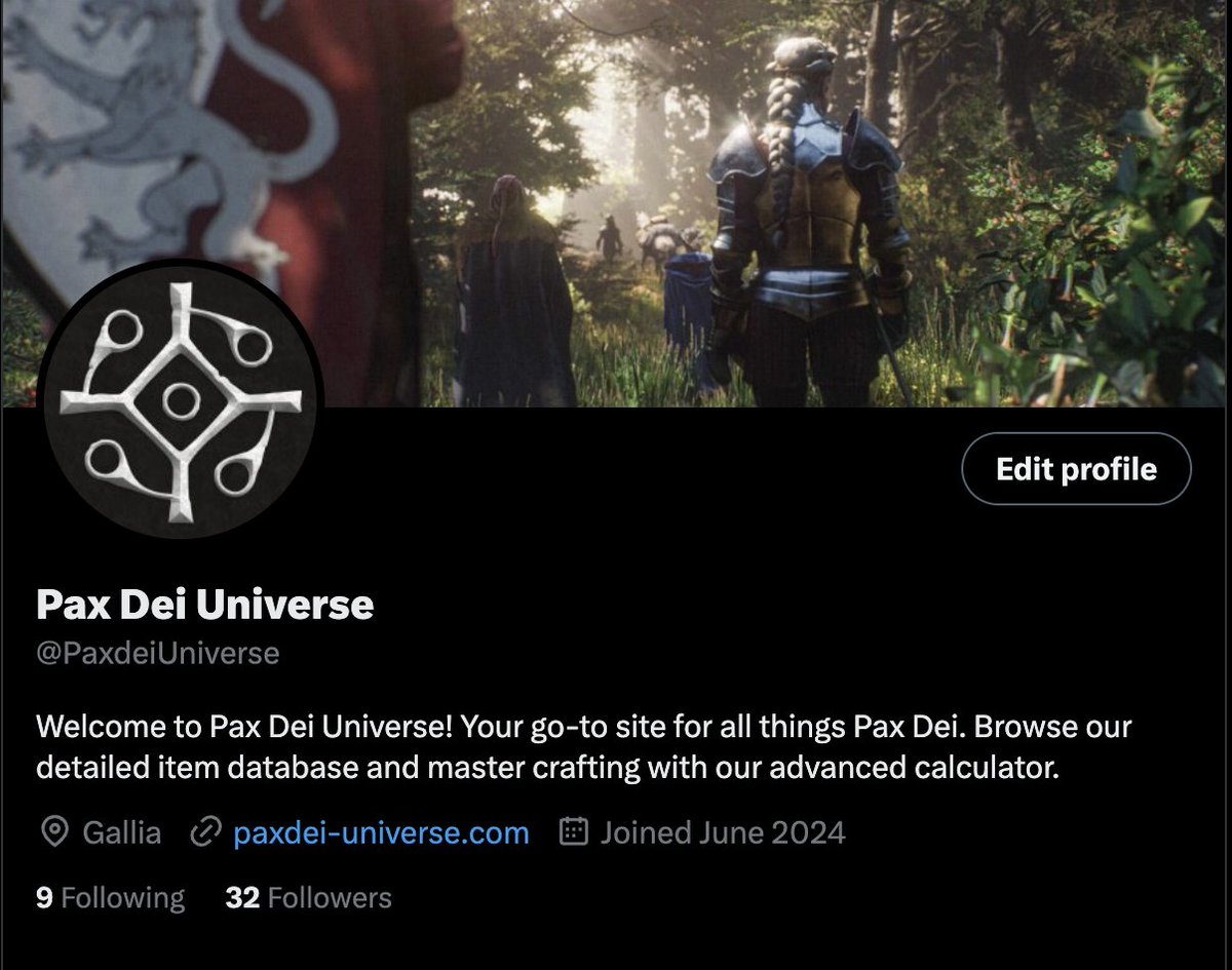 Hey everyone! We're thrilled to unveil our brand new logo for Pax Dei Universe! 🎉

Thank you for being a part of our community and stay tuned for more exciting news!