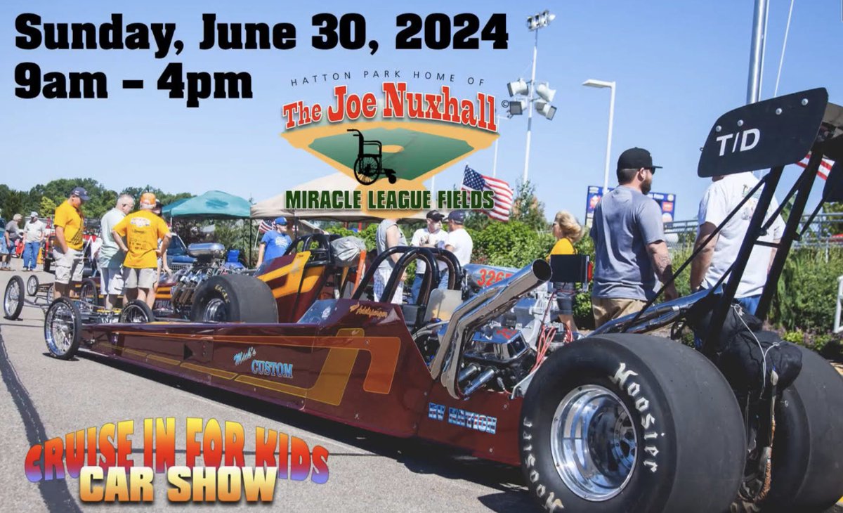 Let's go! Time for the Inside Pitch.
I'm setting up #Reds-Pirates
Talking Elly 🔥💥⚾️ 💣🧨
<a href="/TyBradshaw/">Ty Bradshaw</a> <a href="/NuxhallMiracle/">The Joe Nuxhall Miracle League Fields</a> on
Cruise In For Kids Car Show this Sunday. 
🎧 700wlw.com/listen