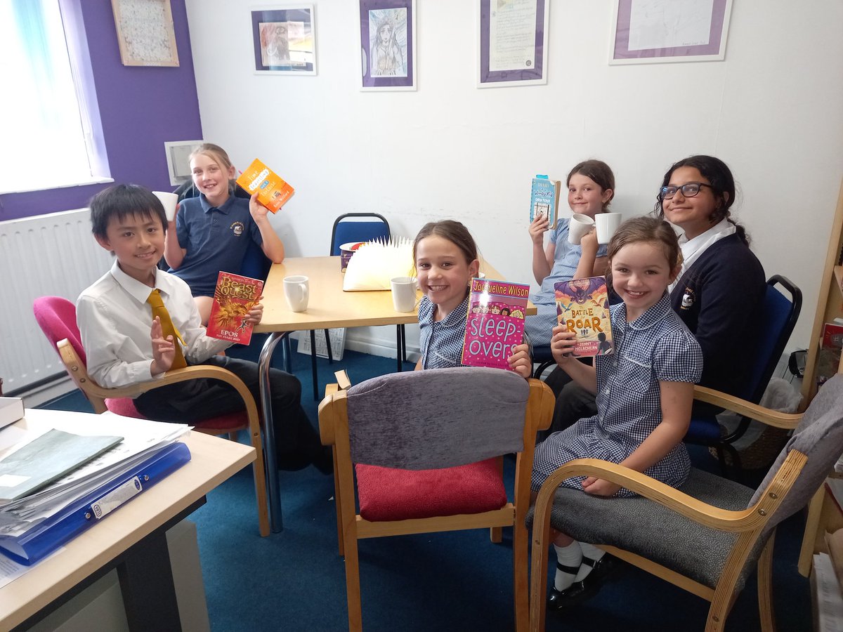 Hot Chocolate Readers talked today about these books as well as those from other authors that they enjoy reading.