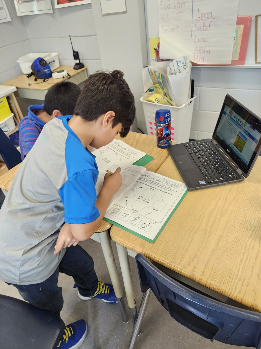Doing some plant habitat research.  These kids are working hard to the finish line!  Hope they look at plants in a whole new light...how essential and important they are to us!  #openminded <a href="/ibpyp/">IB PYP</a> <a href="/GlenwoodGriffin/">Glenwood Griffins</a>