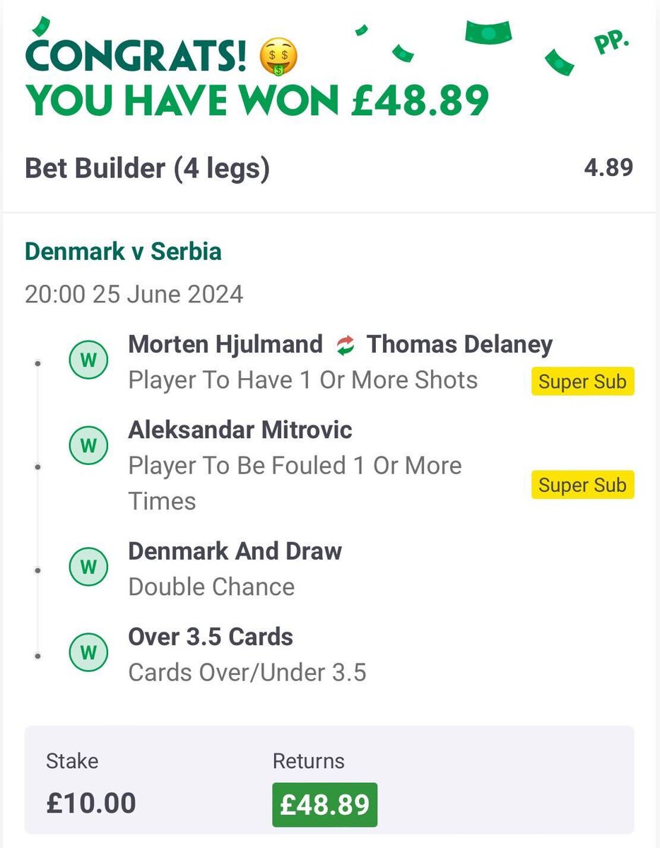 AndyRobsonTips's tweet photo. ✅ BET BUILDER WINNER!!!

That’s two winners tonight.

SMASH LIKE ♥️ if you’ve won with me. https://t.co/Ii8Grn0ffl