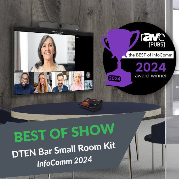 DTEN_Global's tweet photo. 🎉 Did you hear? We are thrilled to announce that DTEN has been awarded the “Best of InfoComm 2024” by rAVe [PUBS]!

🔗Read more here: https://t.co/DNaMmbM4EM

#DTEN #ravepubs #infocomm2024 https://t.co/xfJ5W3Oeqq
