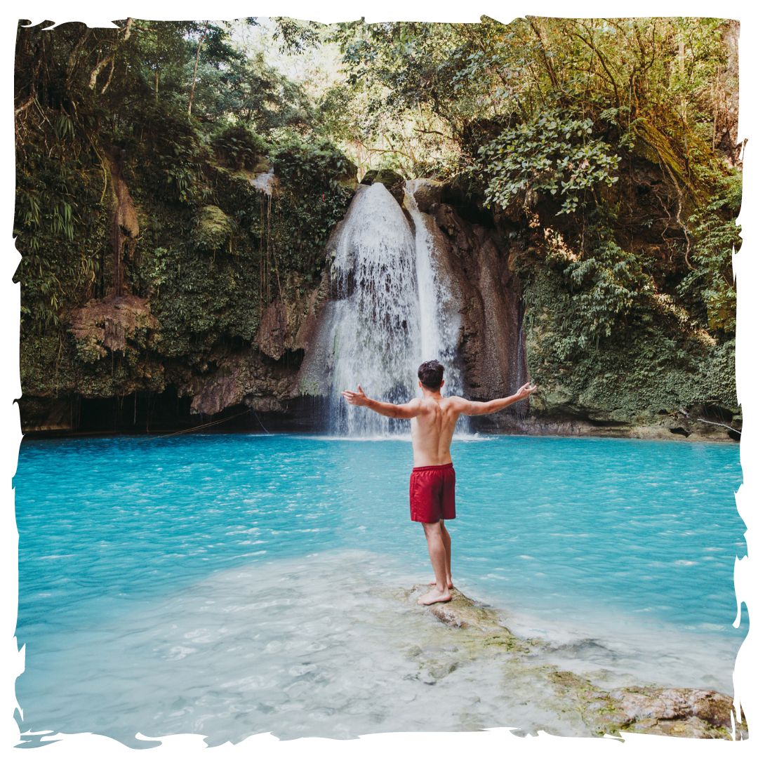 Ready to find paradise?🌈 Imagine yourself walking through picturesque trails, amazed by breathtaking landscapes, before diving into crystal-clear waters for a refreshing swim.🩱💦#OAS #Waterfalls

- Taranaki Falls, New Zealand
- Kuang Si Falls, Laos
- Kawasan Falls, Philippines