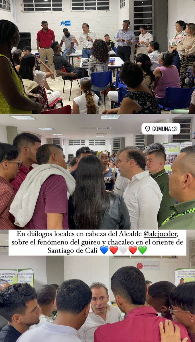 LaJ_Medina's tweet photo. No más niños, adolescentes y jóvenes pal güireo y chacaleo en el pedazo. Desde la Comuna 13 acordamos con @alejoeder que su presencia es vital en el Distrito de Aguablanca. Nos encontraremos en las demás comunas para robustercer la propuesta de Jóvenes en Paz @GarethSella 💪🏾 https://t.co/PdQ8t87Qcm