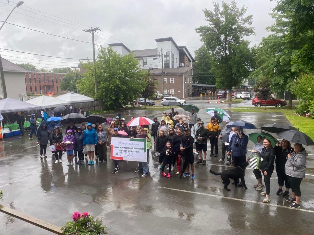 Despite the rain, our annual Hike for Hospice fundraiser this past Sunday was a tremendous success! We surpassed our $50,000 goal, raising an incredible $74,445 for Hospice Fredericton—our highest total ever!🎉

We are deeply moved and immensely grateful to everyone who supported