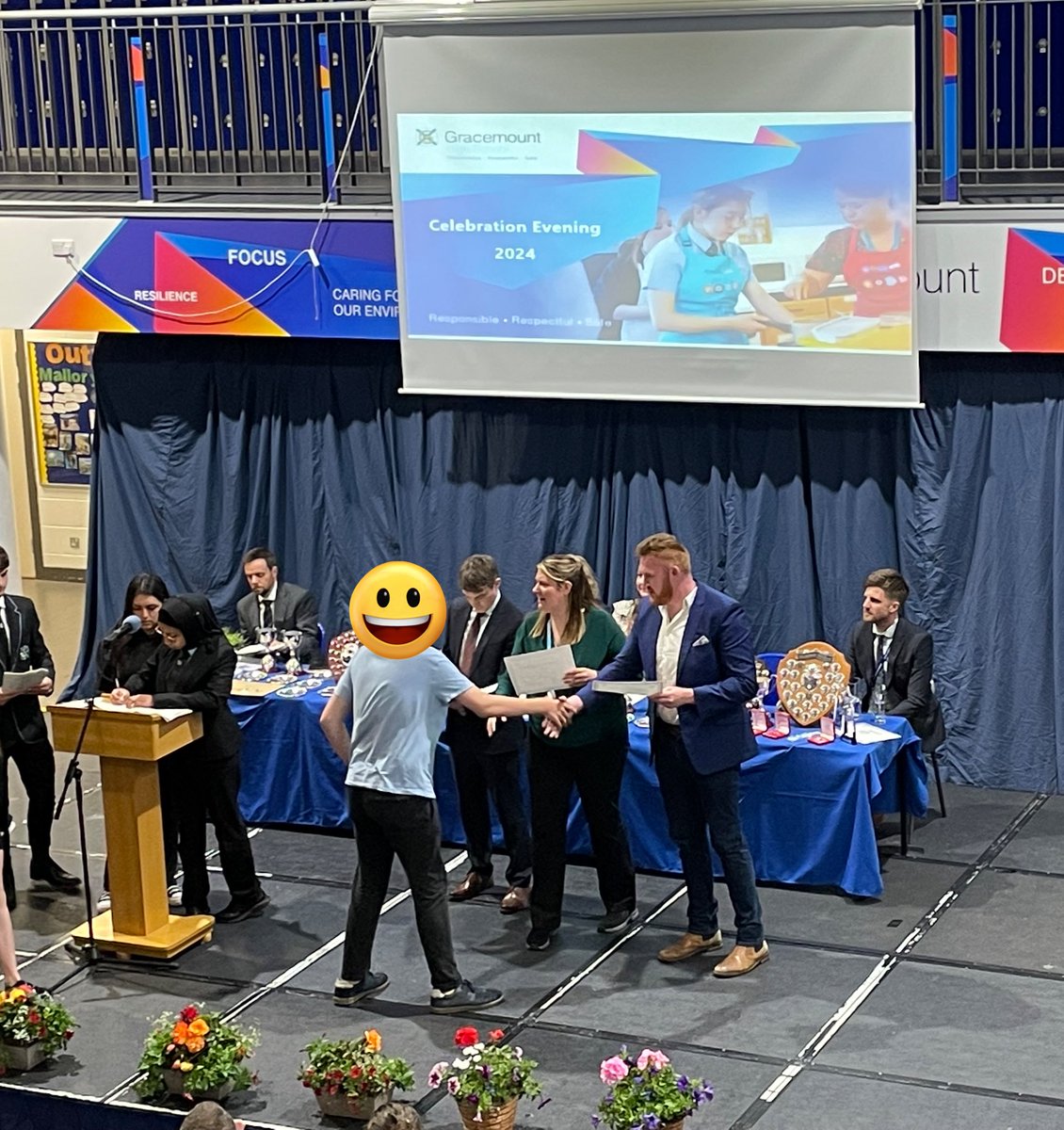 GracemountESB's tweet photo. Bursting with pride watching our young people accept their awards tonight. 🥰All of our learners were nominated. 🎉 We are so proud of them! 🙌🏻 #celebrationevening #ghs https://t.co/5KskwELGCi
