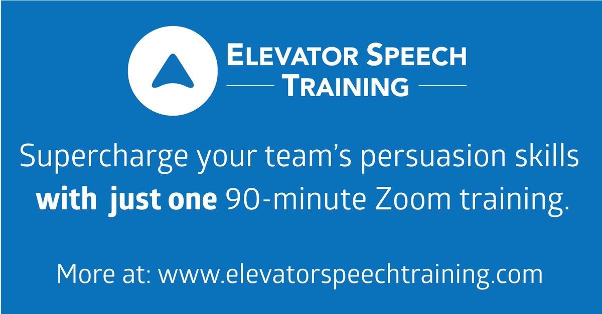marcfest's tweet photo. Supercharge your team’s persuasion skills with just one 90-minute Zoom training. More: https://t.co/lbwwls6QUj. https://t.co/qLbHDSrqCJ