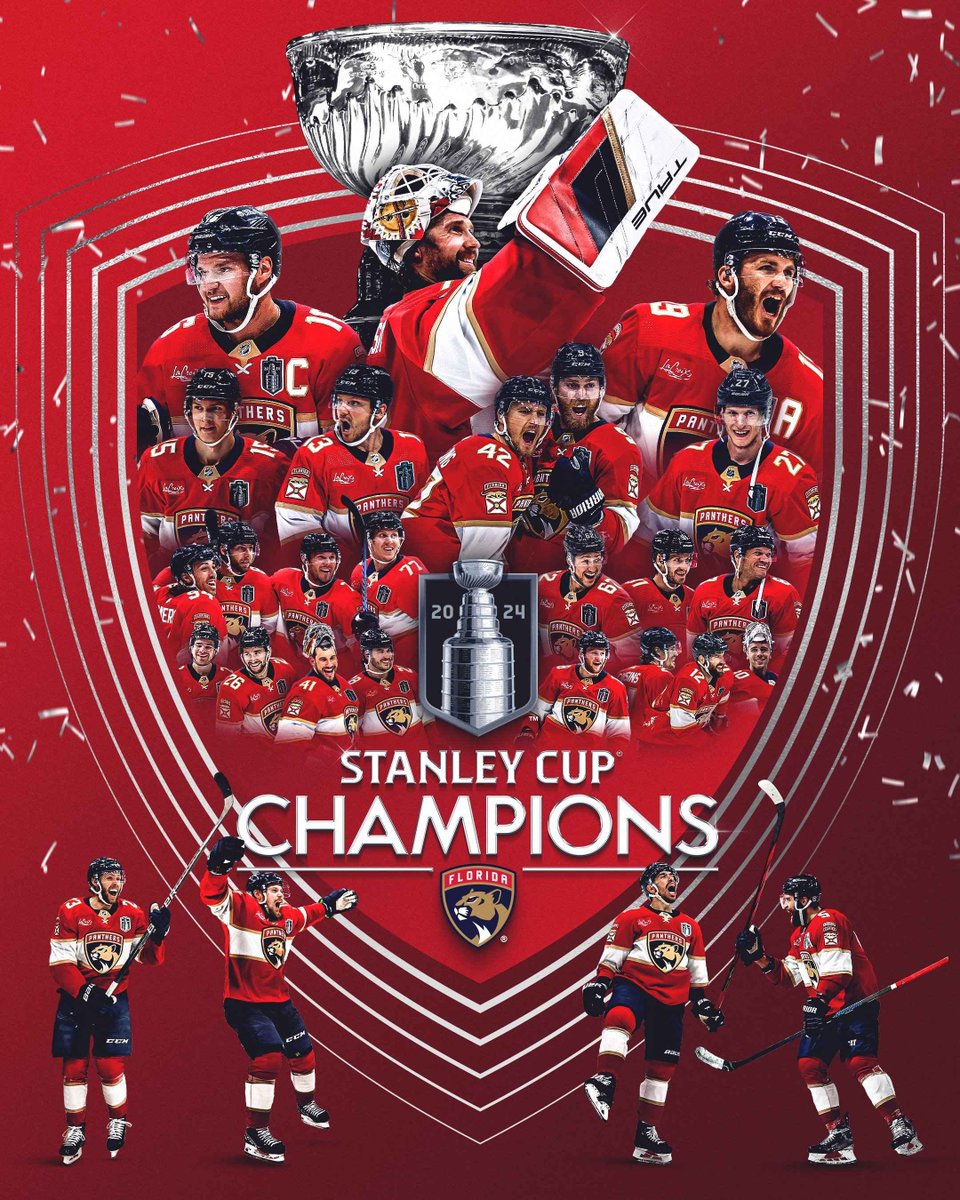 The Florida Panthers are your 2024 Stanley Cup Champions!