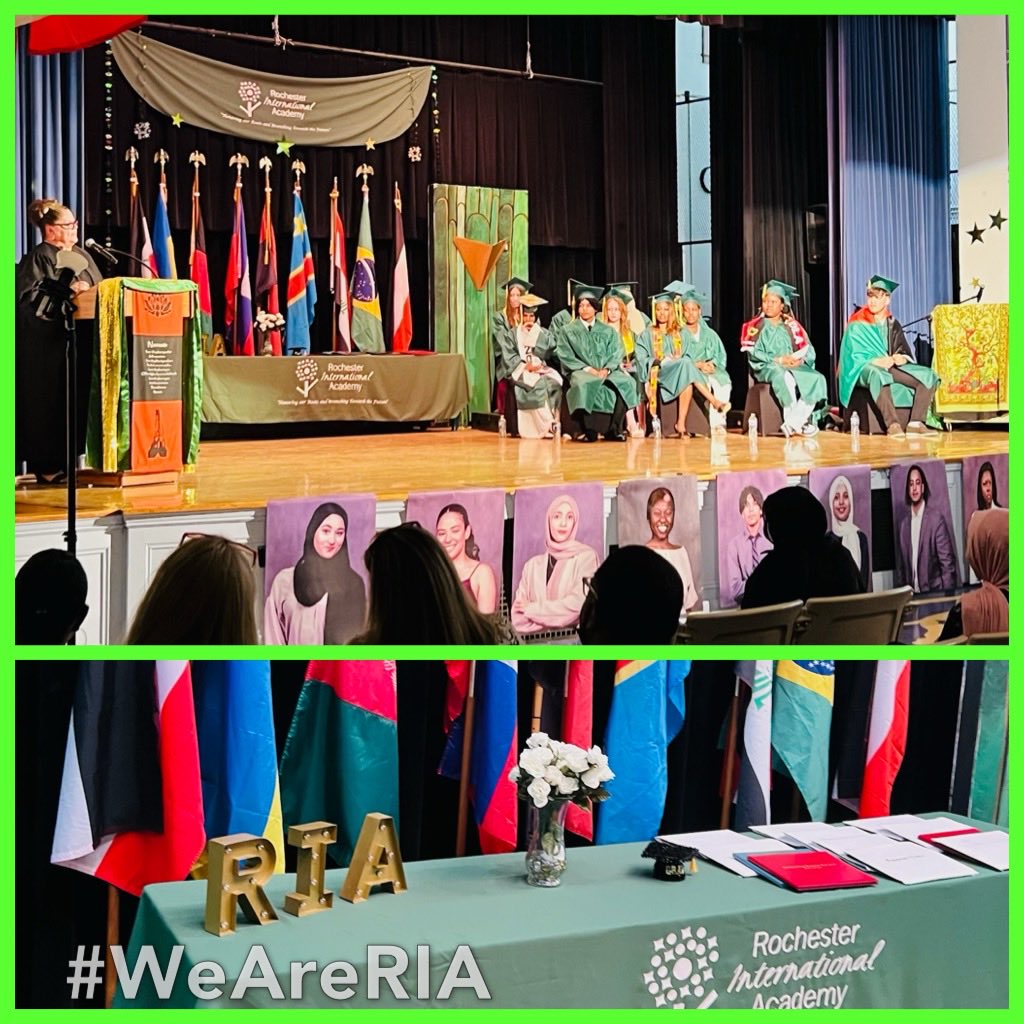 #WeAreRIA Graduation - #10!!So RIAProud of my brave, resilient, smart RIAAmazing graduates!! Thank you RIABest staff, RIAAdvisory Board &amp; RIA partners!! 💚🤎 #RIA=Access #RIAFamily ⁦<a href="/MaryAndrecolich/">Mary Andrecolich Montesano Diaz</a>⁩ ⁦<a href="/RCSDNYS/">Rochester City School District</a>⁩ ⁦⁦<a href="/drpeluso/">Dr. Carmine Peluso</a>⁩ ⁦@DeputyDStrick⁩ ⁦⁦⁩