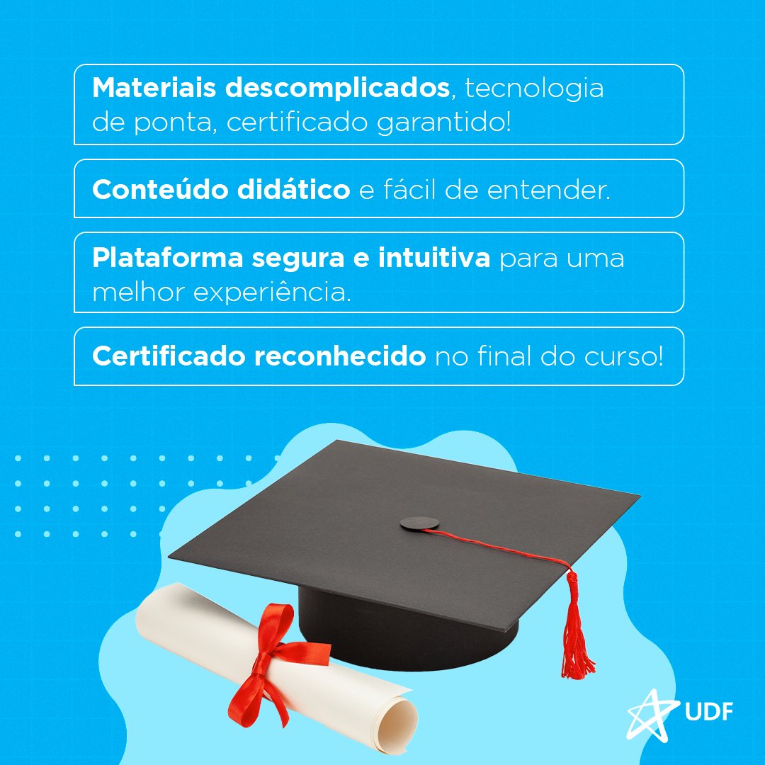 SEDE DE MAIS SABER?📚
Quer aprimorar suas habilidades de forma rápida e eficaz? Que tal aproveitar as férias para fazer um dos nossos cursos livres? 🚀
Os cursos possuem curta duração e você pode começar agora mesmo! 📚
Saiba mais: bit.ly/4c8sUHg