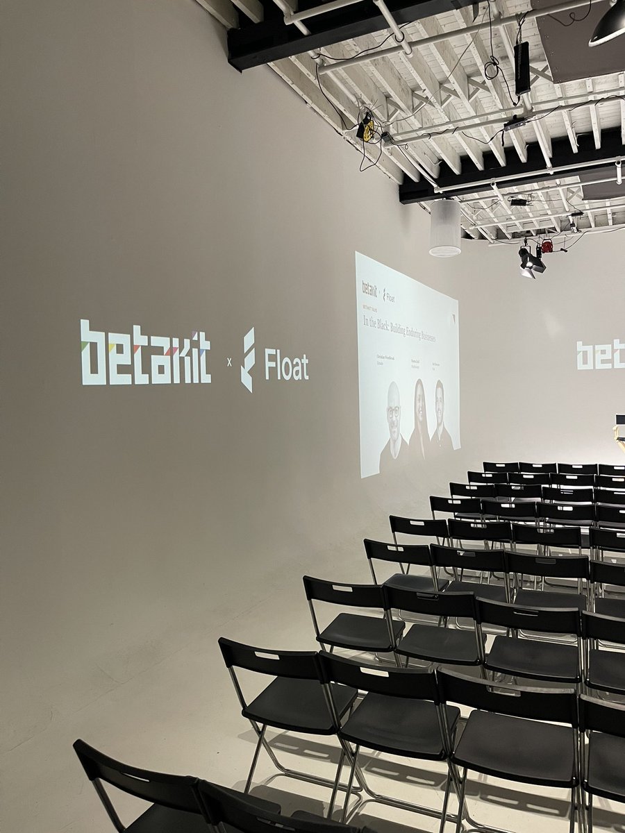 Kicking off <a href="/BetaKit/">BetaKit</a> Talks tonight with @floatcard ft <a href="/Wealthsimple/">Wealthsimple</a> <a href="/XanaduAI/">Xanadu</a> 

Kudos to @AmritaGurney + the Float team on the absolute best swag. 💯