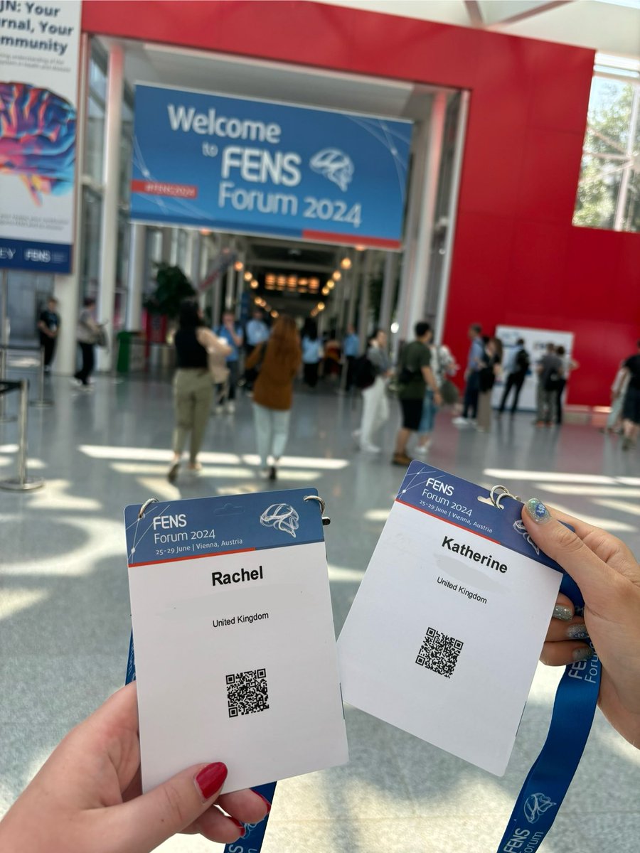 Rachel_GA_'s tweet photo. Great first day at #FENS2024!
Looking forward to another fantastic tomorrow!👩🏻‍🔬 @FENSorg 
Especially looking forward to presenting my poster on my research into the ventral hippocampus and reversal learning! If you’re at FENS, come check it out - poster PS02-26PM-020!🧠 https://t.co/fiaPv0eQOe