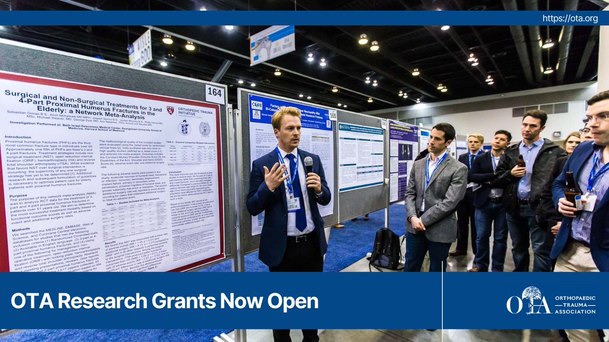 OTA Grant submissions are open until July 15, 2024. Review requirements and details for all six grants at ota.org/research/oppor…