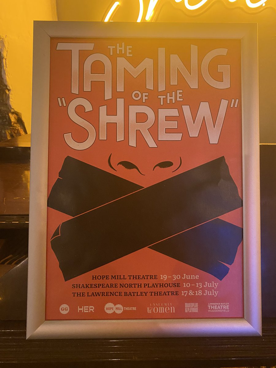 Omg! What an amazing and entertaining night <a href="/hopemilltheatre/">Hope Mill Theatre</a> to watch #Tamingoftheshrew <a href="/productions_her/">HER Productions</a> Brilliant cast with amazing energy, fab costumes and choons galore! So many talented ladies! Highly recommend you go and watch this  now!👌❤️ #theatre #ncr #support #acting