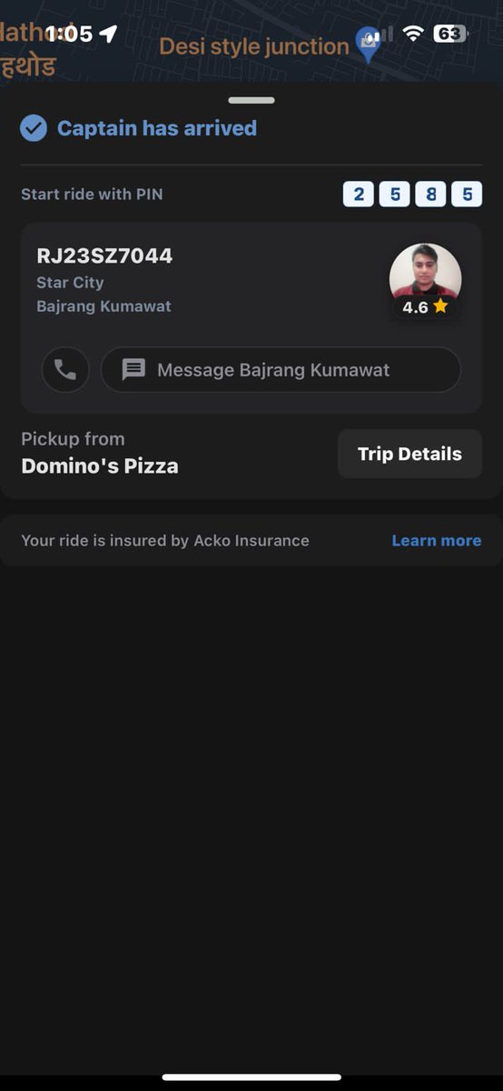 sumirik's tweet photo. @rapidobikeapp @aravindsanka @JaipurPolice  rider Bajrang accepted ride on rapido I have choosen location from Krishna kunj villa to braj mandal colony Jhotwara Jaipur but rider Said you have choosen drop location of manglam city the snapshot is attached. And rider was very abusv https://t.co/5Qpwy9bKUL