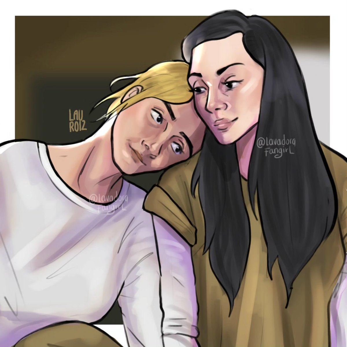 lavadorafangirl's tweet image. 🏳️‍🌈24th day of pride month, Alex &amp;amp; Piper, from Orange is The New Black 🖤🧡

#piperchapman #oitnb #alexvause #vauseman #taylorschilling #lauraprepon #fanart #procreate #drawing