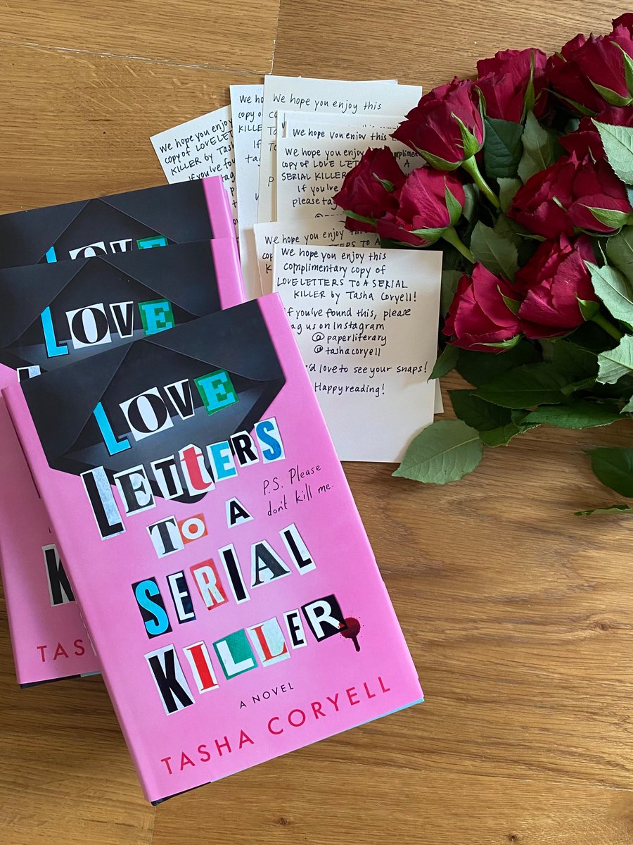 Paper Literary (@paperliterary) on Twitter photo We did a book drop around London for <a href="/tashaaaaaaa/">Tashaa Smith</a>’s LOVE LETTERS TO A SERIAL KILLER! Keep your eye out for a copy + 🌹
Happy reading! 🔪 We did a book drop around London for <a href="/tashaaaaaaa/">Tashaa Smith</a>’s LOVE LETTERS TO A SERIAL KILLER! Keep your eye out for a copy + 🌹
Happy reading! 🔪