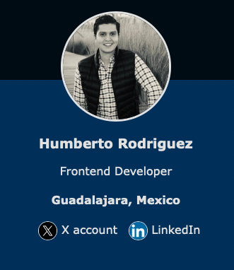 HumbROD's tweet photo. 🚨Deploying Aleeert !🚨I've just deployed my e-business card using Netlify and GitHub! Proud to be progressing through the @scrimba Front End Developer Path taught by @perborgen

Let me know what you think! 🌟👨‍💻

https://t.co/fErdLQrRpG

#WebDev #Frontend #Scrimba #Netlify #GitHub