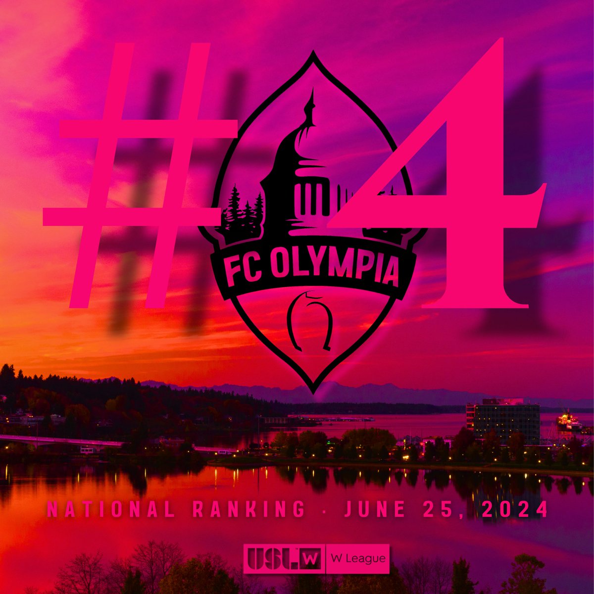 #4 | National Ranking

👀 Do not miss the opportunity to see the USL Women play in Olympia, WA for the last time in 2024 this Friday Night 6.28!

Read the USL W Power Rankings Article in our bio link 📲

@uslwleague 

#fcolympia #artesians #forthew #uslw