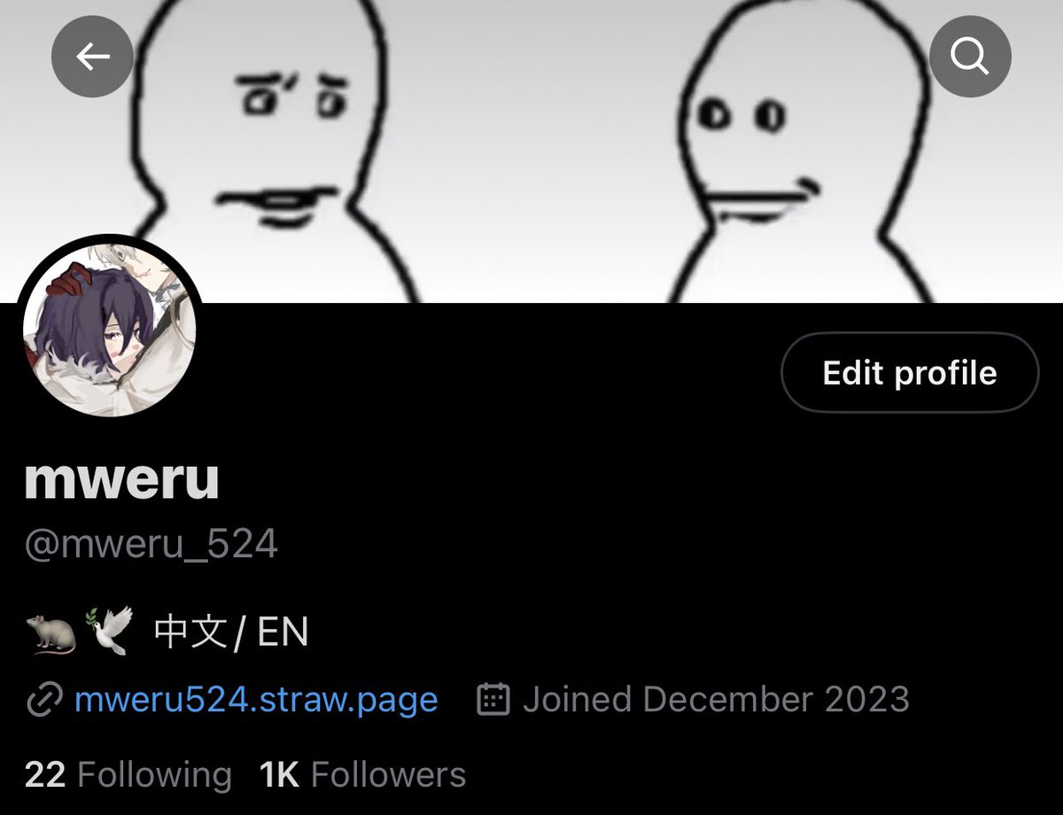 mweru524's tweet image. huzzah i reached 1K

any art/doodles u wanna see from me??