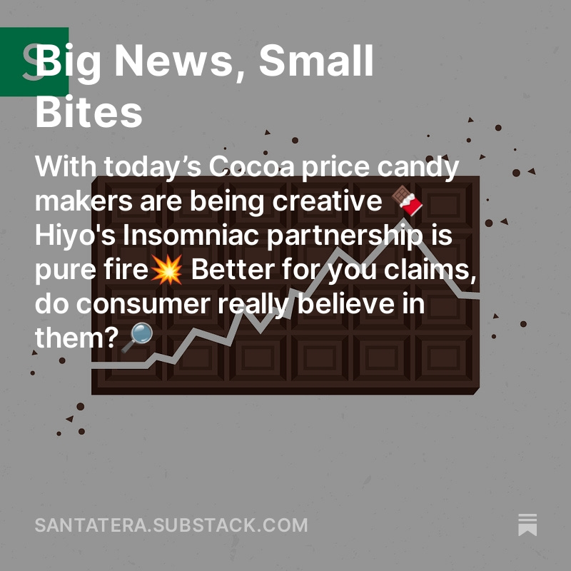 Subscribe to Big News, Small Bites and stay up to date with the latest news in the food and beverage industry!
open.substack.com/pub/santatera/…