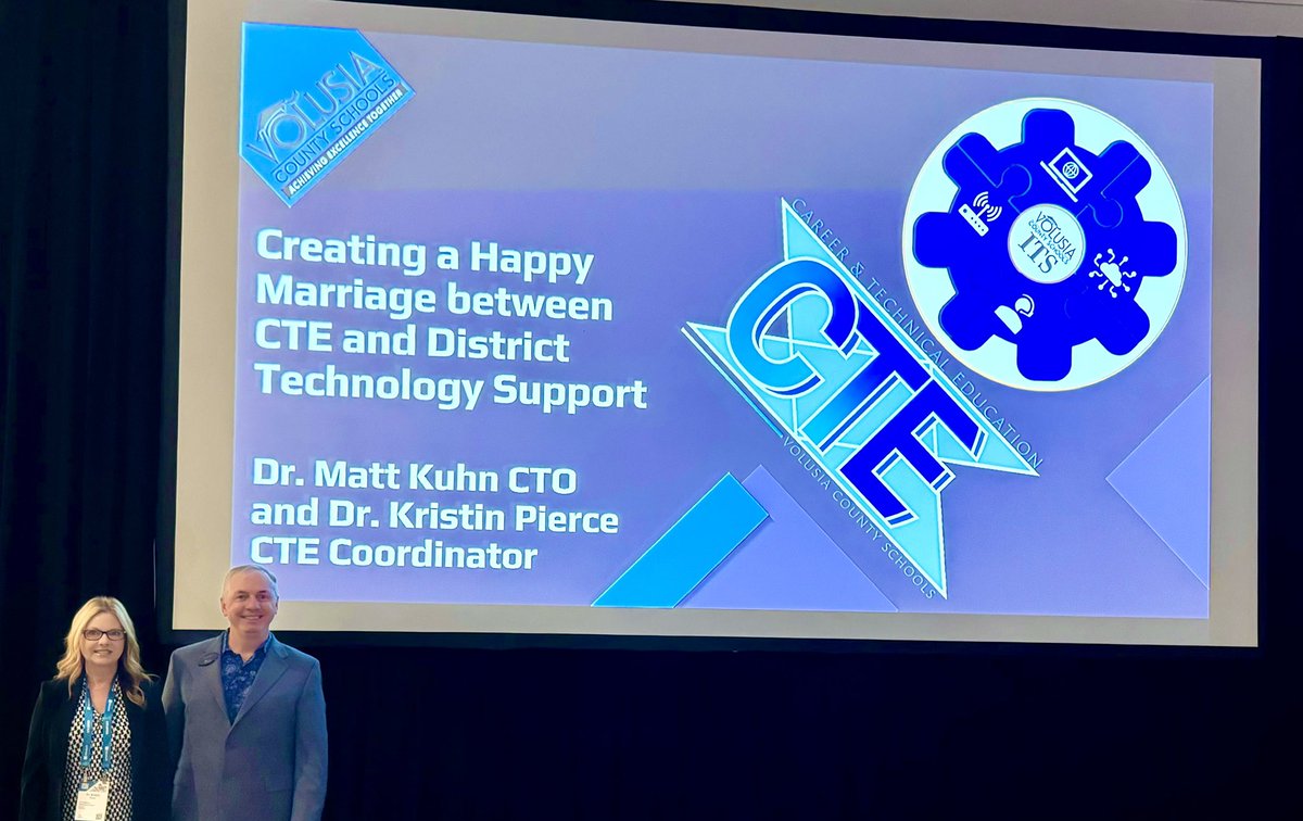 edtechmatt's tweet image. Had a great time co-presenting at the ISTE Conference with Dr. Kristin Pierce, @VCSCTE Coordinator. @ITS4VCS