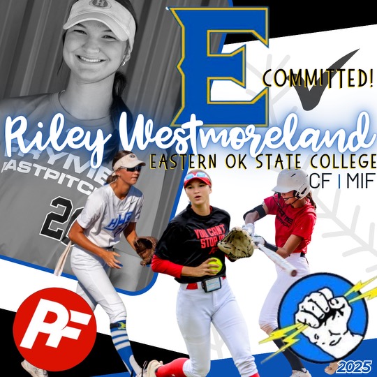 COMMITMENT ALERT!
Riley Westmoreland (2025 Haskell HS) will be taking her talents to <a href="/EOSC_Softball/">Eastern OK Softball</a> to be a Mountaineer student athlete!  We are so proud of you Riley! <a href="/RileyW0320/">Riley Westmoreland</a> <a href="/CoachAnthony31/">Anthony Whisenhunt</a> <a href="/CoachKendraW/">Kendra Whisenhunt</a> 
#prymefastpitch
#pryme2025