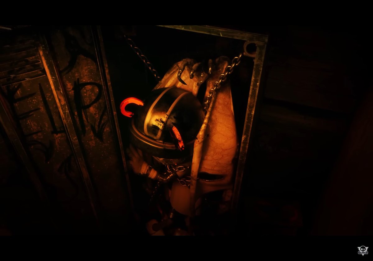 ghostferry_'s tweet photo. Bro I NEED to talk about this shot (Murder Drones ep 7). This shot gives so much insight into this random character and I love it! And shows just how tragic this characters life/death must’ve been here is a #murderdrones 🧵1/4 https://t.co/Nfzen6Zlvd