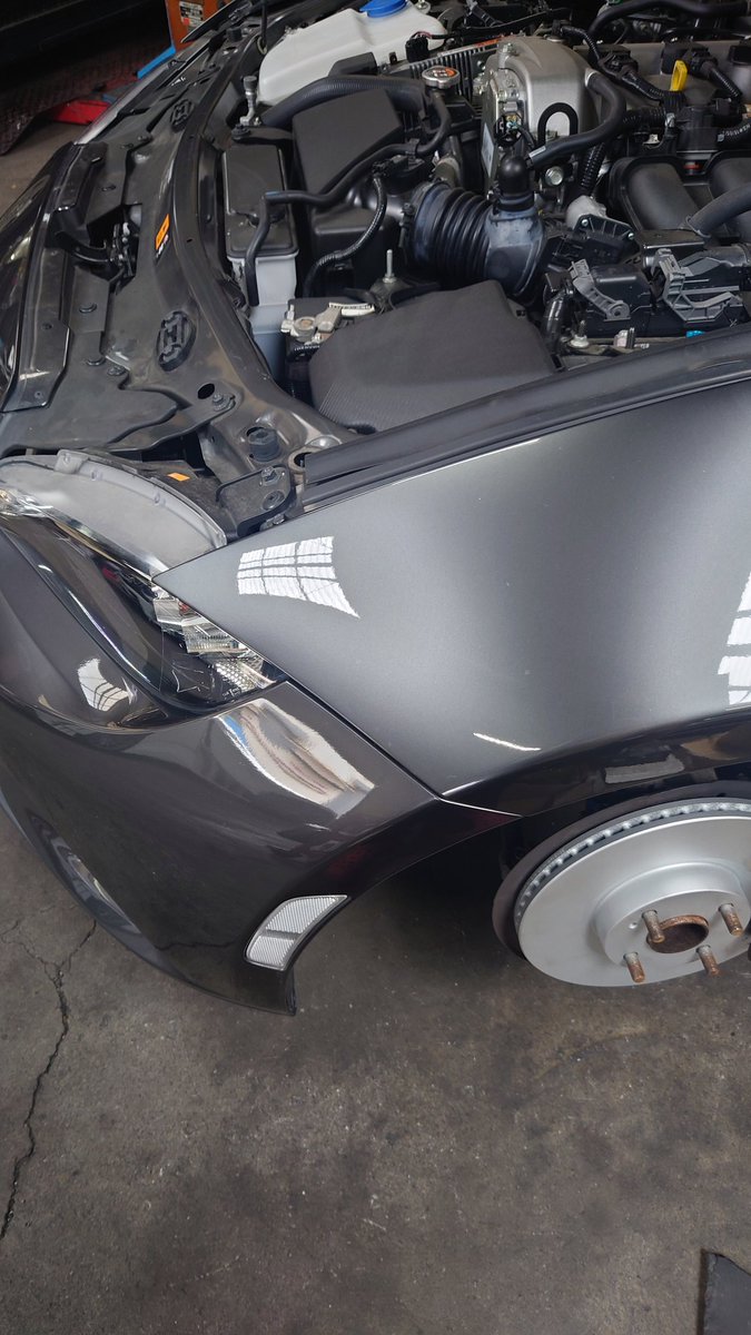 日光後50kmも動いて無かった様な…汗

Fローターと前後パッドは一新。R部ピロ＆ブッシュ系の吟味をやっと開始出来そう…🗿

そのうちにどこかにレッツゴー♪