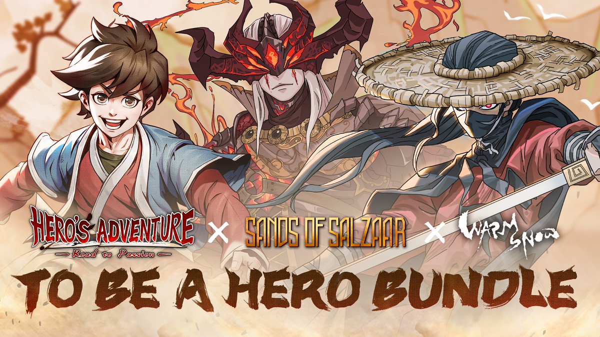 In the grip of the Longwu era's Warm Snow, sanity melts away, birthing monsters, yet heroes like Bi-an rise to reclaim the world.

Explore open-world adventures in Hero's Adventure and Sands of Salzaar, with hack-and-slash thrills in #WarmSnow - Bundle Sale is Now Live.