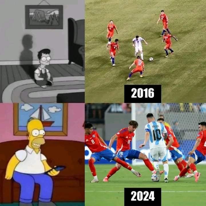 laapulga30's tweet photo. Just GOAT 🐐 things 
Something never changes 
#messi #leomessi #messi🐐 
#argentina #CopaAmèrica #CopaAmèrica2024 https://t.co/Zl8t9tdZLk