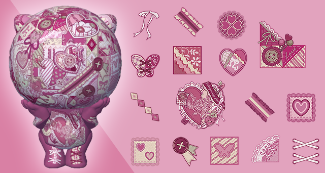 PlayToyverse's tweet photo. 🚨🚨NEW STICKER RELEASE🚨🚨
🩷🎀Adorably pieced together — each one a work of heart.
--
Sticker Series: Pink Patchwork Reverie
Type: Gold Sticker Pack
Brand: RETRO NOSTALGIA
Available Timeframe: June 26, 2024 – September 24, 2024 (UTC)