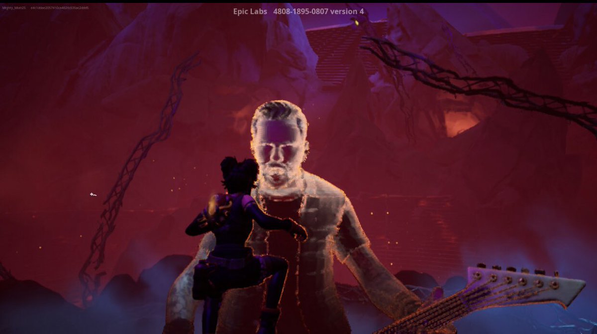 Mighty_Miah25's tweet photo. Why is bro lookin at me like that👀#Fortnite #Metallica https://t.co/0Aa2aewHKe