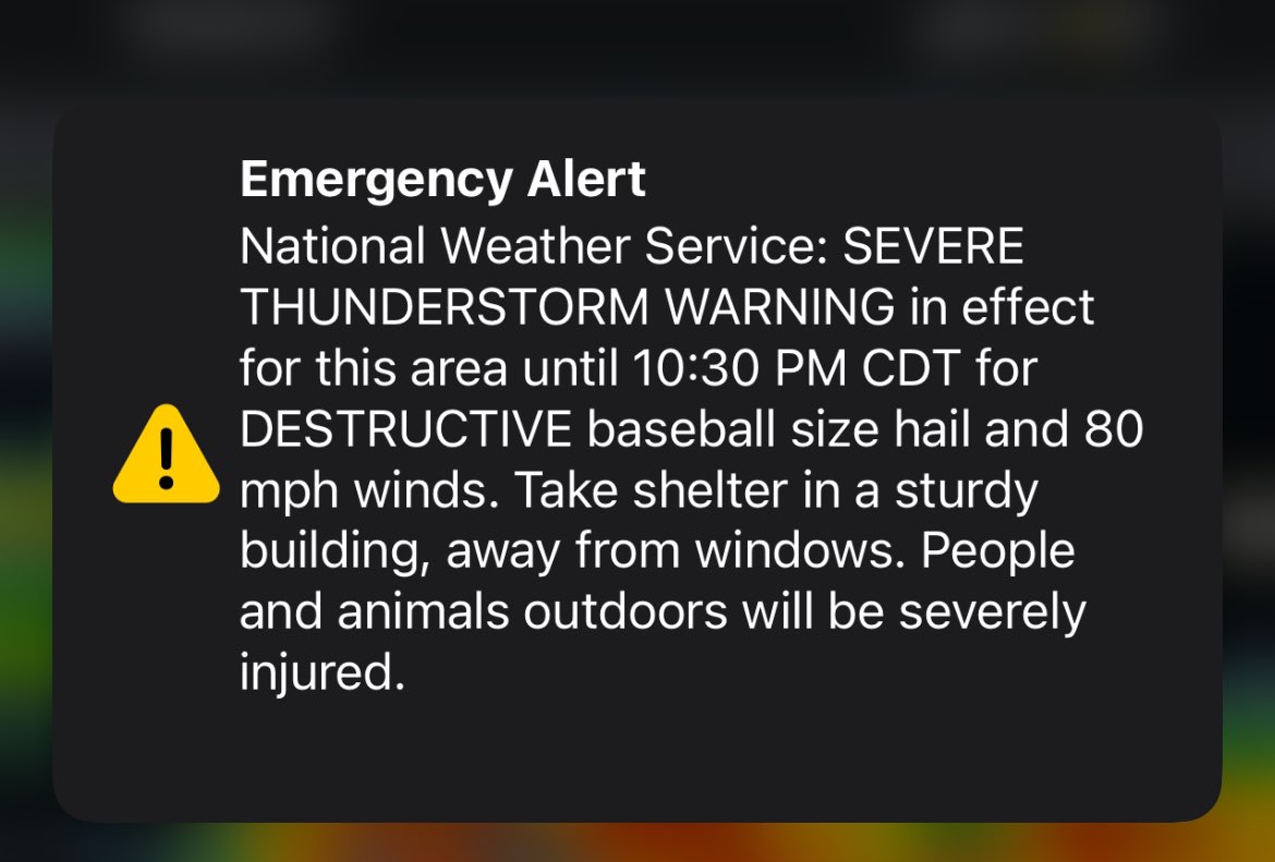 And this is why you don’t build a giant skyscraper in OKC… #wxtwitter #okwx