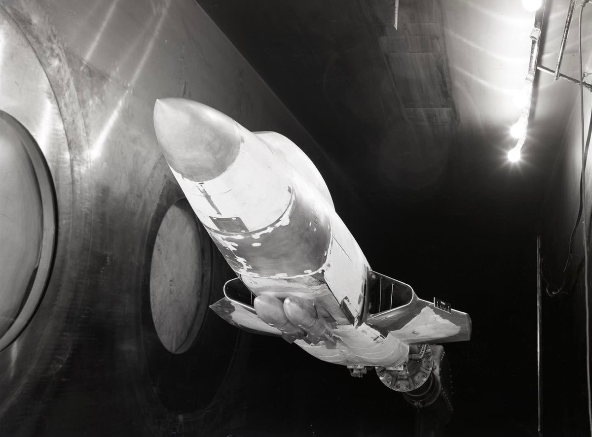 Boneyardsafari's tweet photo. A look back to wind tunnel test of an F-101B with Ding Dong missiles loaded on the racks (yes we giggled when we wrote ding dong). #dingdong #f101 #f101voodoo #usaf #aviationsafari #aviationpreservation #boneyardsafari https://t.co/KyKo8NiSj9