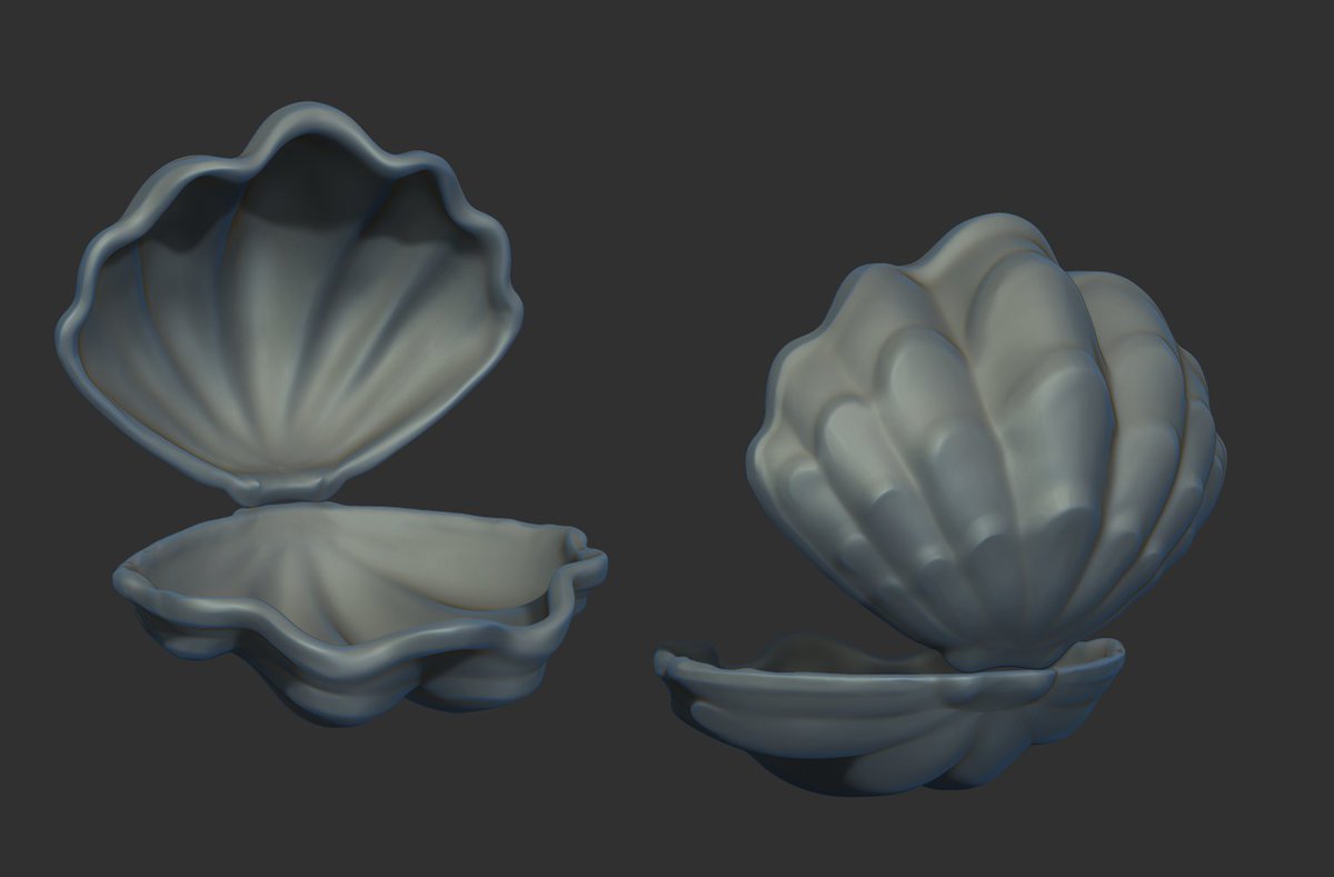 esanany's tweet image. clam throne!! alt name: venus as a slime