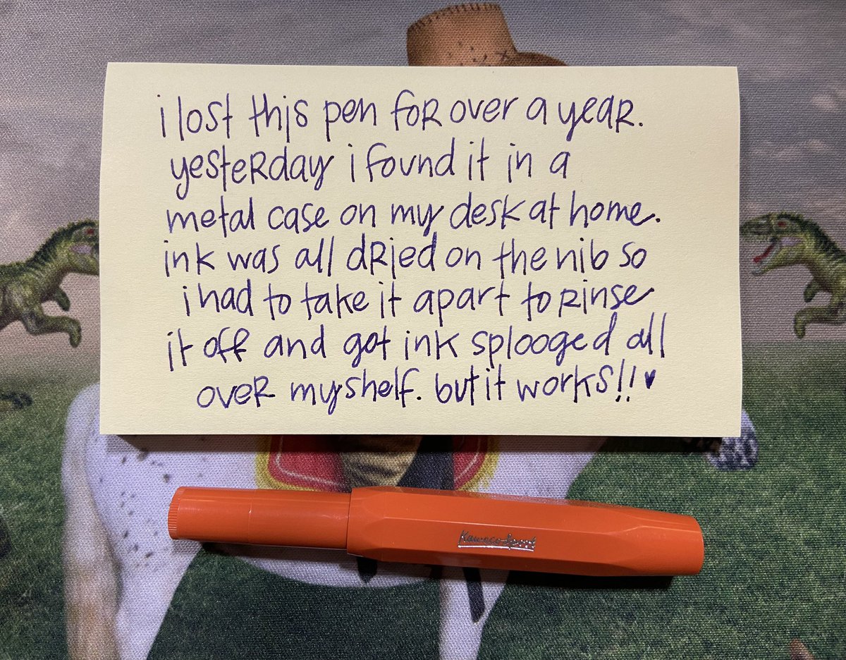 weja's tweet image. foundpen otherpens mousepad