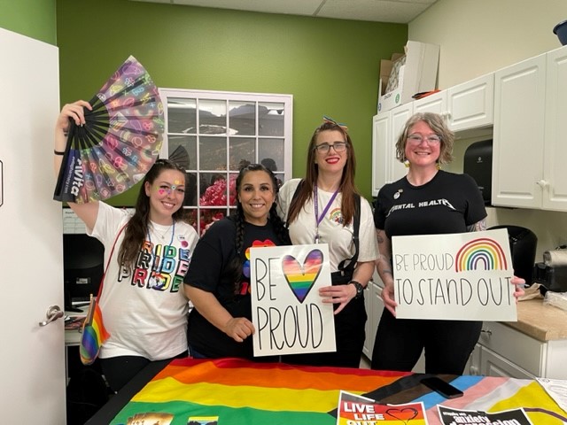 NexusRecovery's tweet image. Our Recovery Support Service team celebrated Pride Month with a colorful event featuring community partners North Texas Food Bank, Abounding Prosperity, Prism Health, Simply Grace, Foundation 45, &amp;amp; Oxford House. Thank you to everyone for supporting peace, love, and pride! 🏳️‍🌈