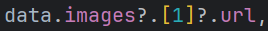 dotBeeps's tweet photo. so this is conditional chaining (say hi conditional chaining), I like it because it makes my code sound confused or concerned. Images? The [1] image?! my goodness not with my sensitive heart https://t.co/oXPyxYz9zS