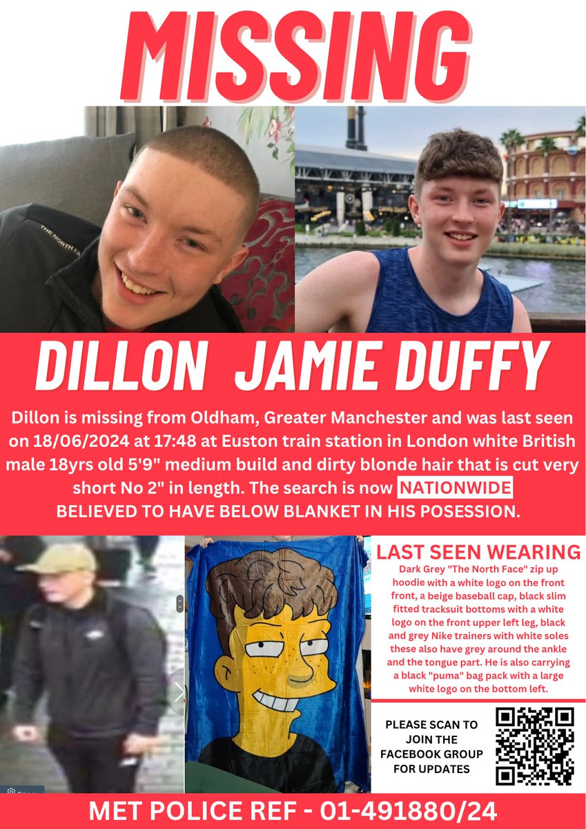 Please share far and wide!!! Dillon Duffy is still missing after 7 days. The search is NATIONWIDE.