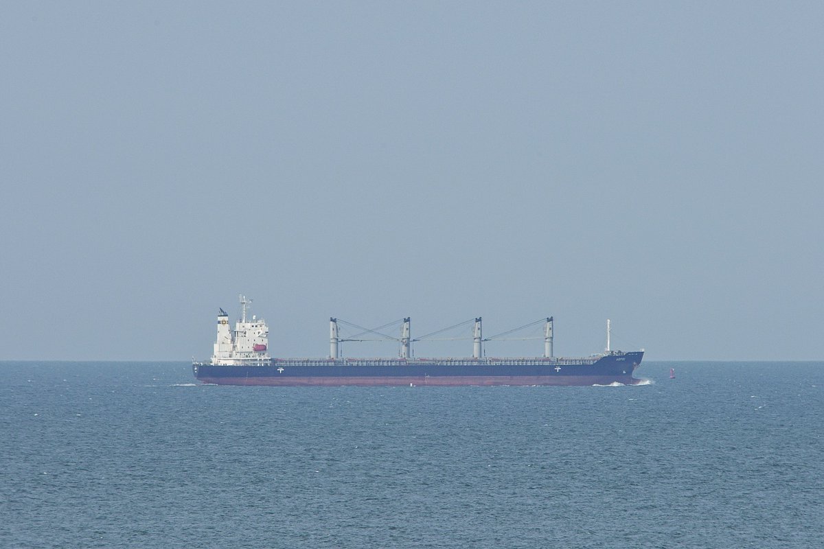 johnmorgan726's tweet photo. The #GeneralCargoShip #ASPRI, IMO:9658771 en route to Tampa, Florida USA, flying the flag of Panama 🇵🇦. #ShipsInPics https://t.co/587msP6Wrg