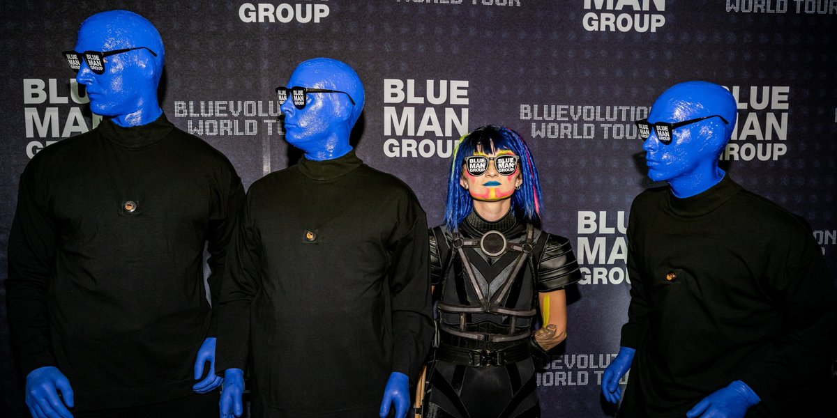 Polux_Web's tweet image. 🎭 El espectáculo Blue Man Group llega al fin de su temporada el 30 de junio en el Teatro Telcel, fusionando música, comedia, teatro visual y tecnología de vanguardia. #BlueManGroup