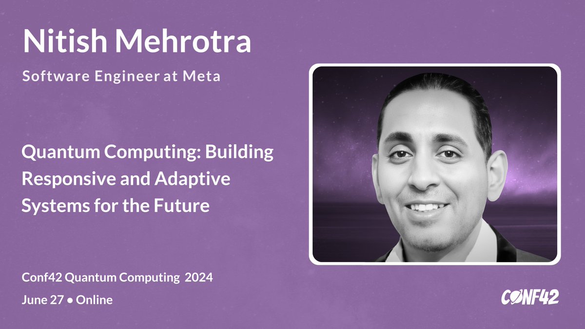 conf42com's tweet image. 🚀Coming up at #Conf42 #QuantumComputing!

🌐conf42.com/Quantum_Comput…

⚛️Explore how quantum technology is paving the way for highly responsive and adaptive systems that will revolutionize our technological landscape!🖥️🌟

#AdaptiveSystems #ResponsiveTech #FutureOfComputing
