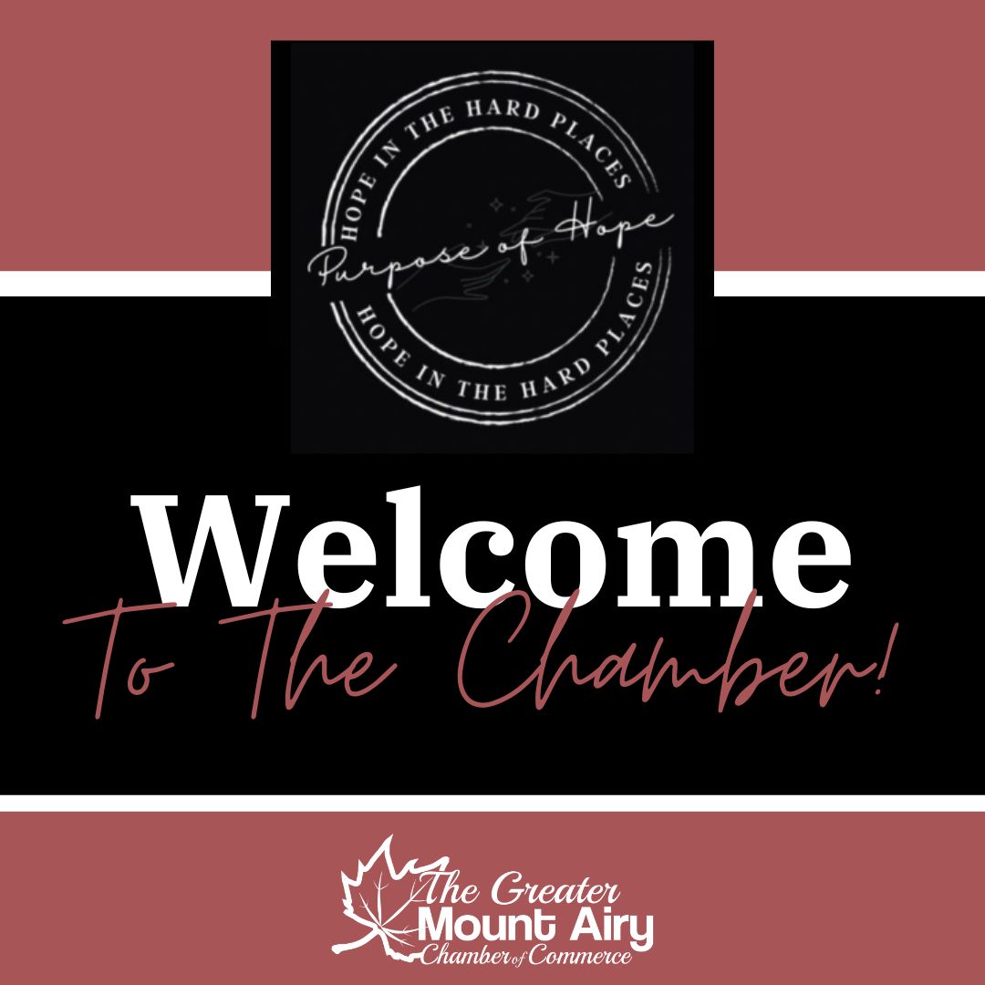 🌟 A warm welcome to <a href="/Purpose/">Purpose</a> of Hope - Store Front one of our newest Chamber members! Here's to a hopeful and impactful journey together! 💙🤝