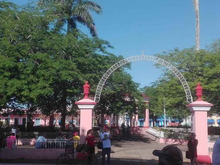Otrora Plaza de Remedios hoy Parque José Martí, el más importante sitio de actividades publicas en la urbe.