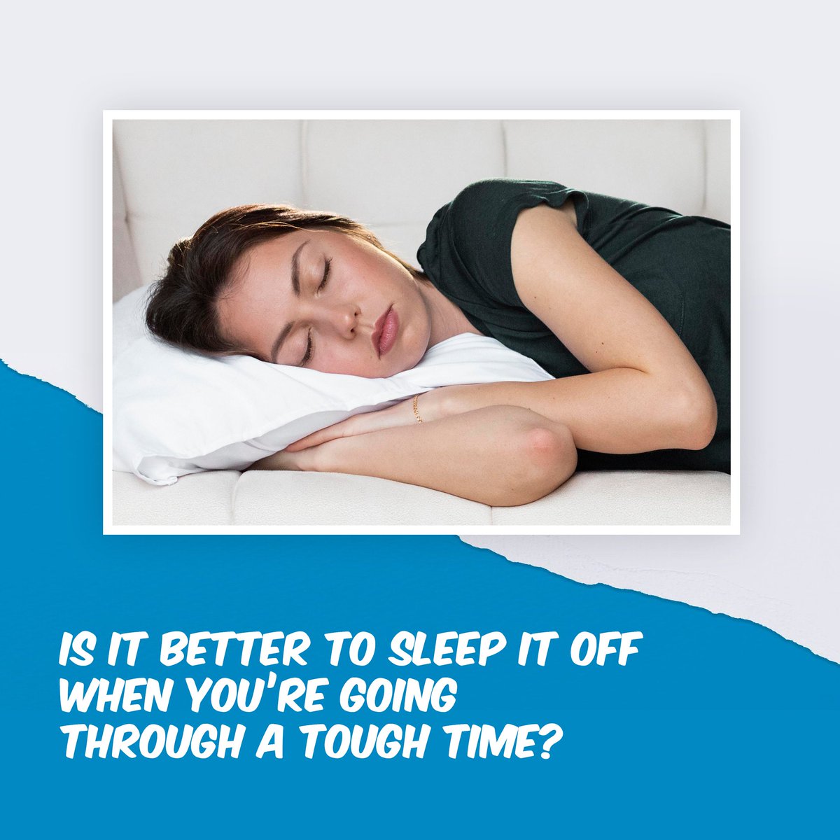 pchealthcenters's tweet photo. Struggling through a tough time and thinking of just sleeping it off?💤We've got you covered with insights on whether catching those Z's can truly help:🌙✨
https://t.co/1FAN659bbA

#MentalHealth #SleepHealth #CampusWell https://t.co/UQWsngHrkg