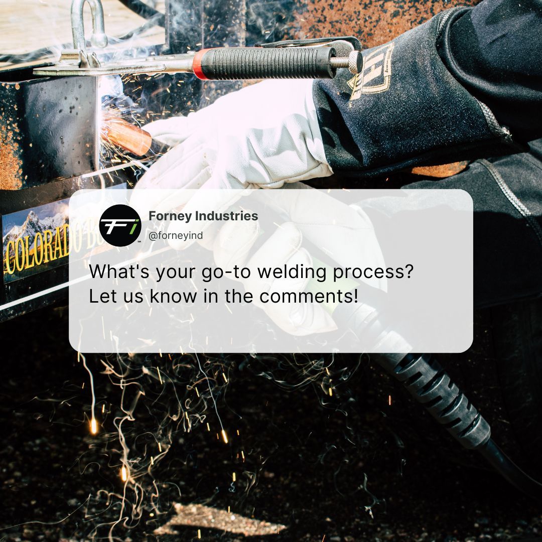 forneyind's tweet photo. What's your go-to welding process? MIG, TIG, Stick, Flux-Core?
#ForgeAheadWithForney #ForneyInd #Welding #WelderNation #WeldAholics #WeldersWorld #WeldLikeAPro #TIGWelding #MIGWelidng #StickWelding #FluxCore https://t.co/Q8L9v1xZQ2