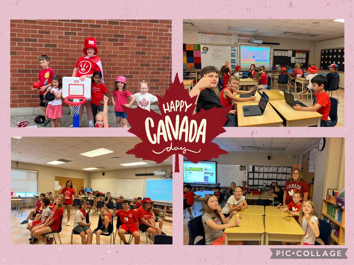 Another great Canada Day at OLOP! Thank you to our Gr. 7 &amp; 8 leaders and our parents for providing delicious ice cream treats.